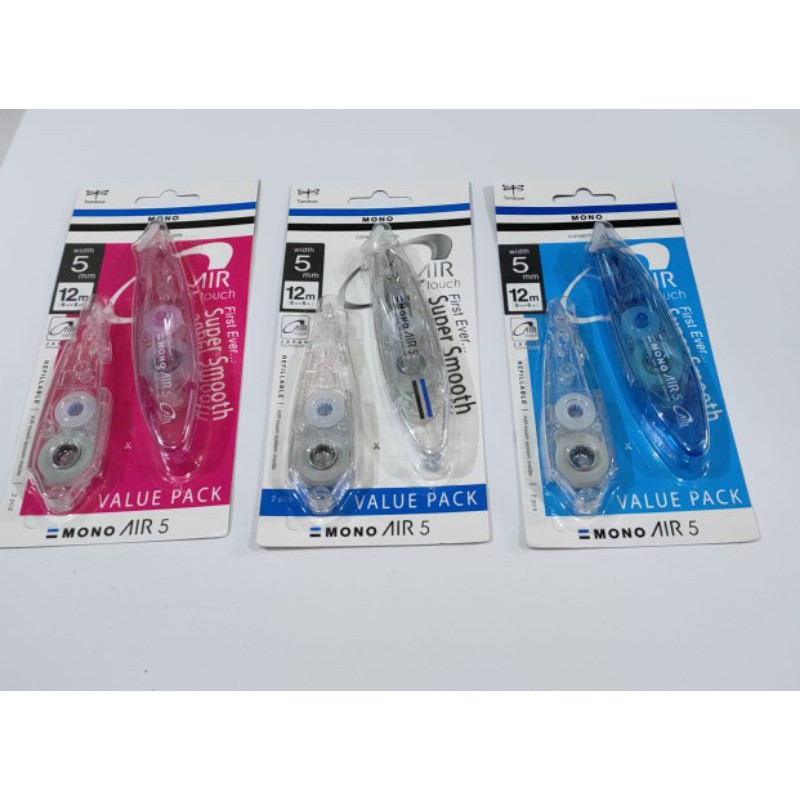

TOMBOW CORRECTION TAPE MONO AIR TOUCH +REFFIL (5mmx6+6mm)