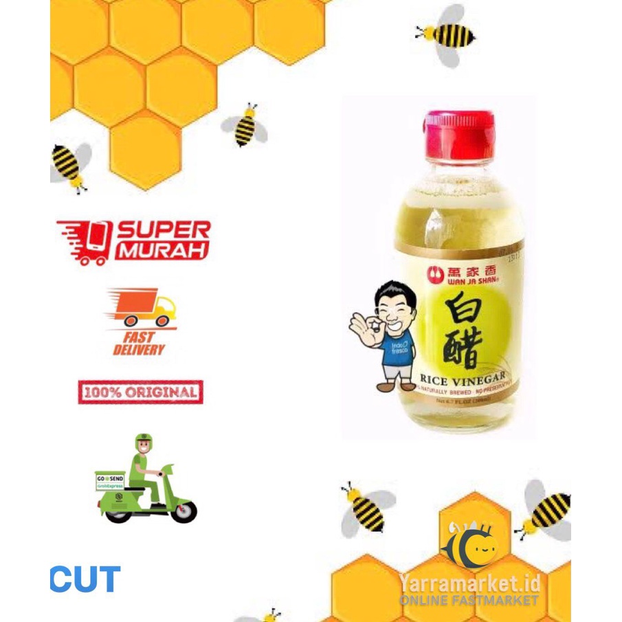 Jual RICE VINEGAR WAN JA SHAN/BOTOL 200ML Shopee Indonesia