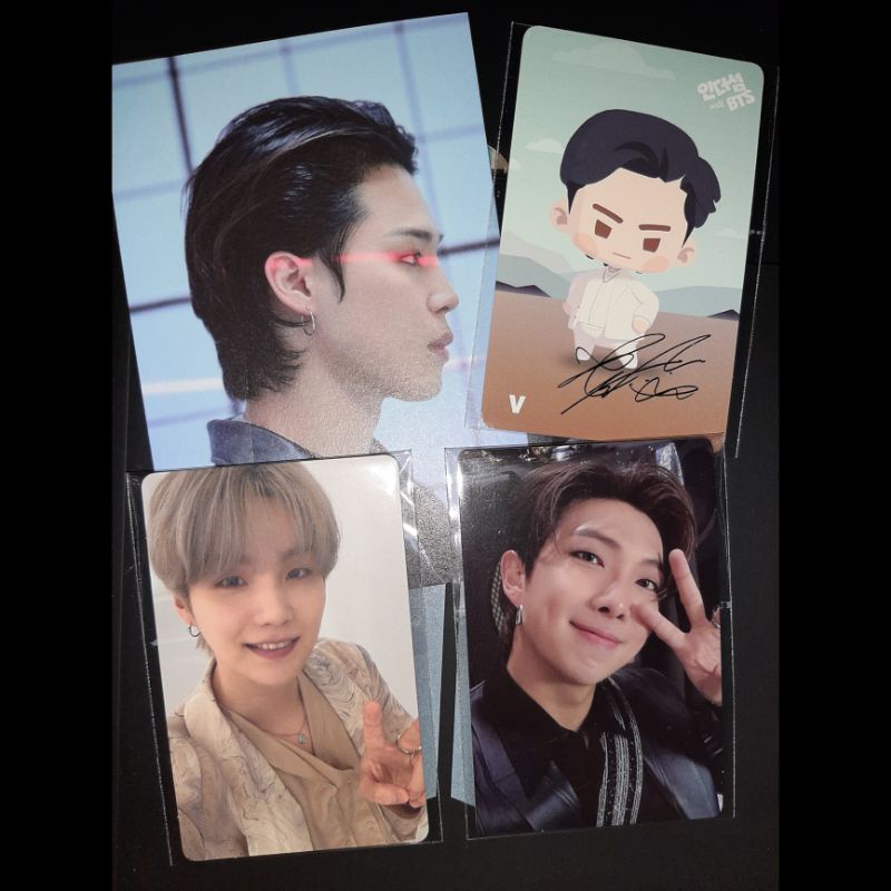 [ready] photocard pc namjoon mcb route ver - taehyung v in the seom - postcard jimin proof compact