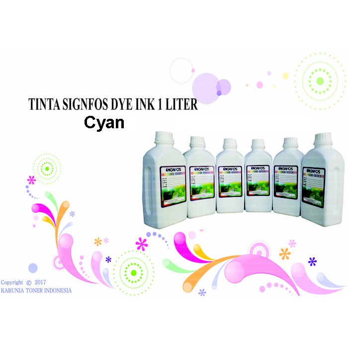 TINTA SIGNFOS DYE INK 1 LITER TIDAK LUNTUR