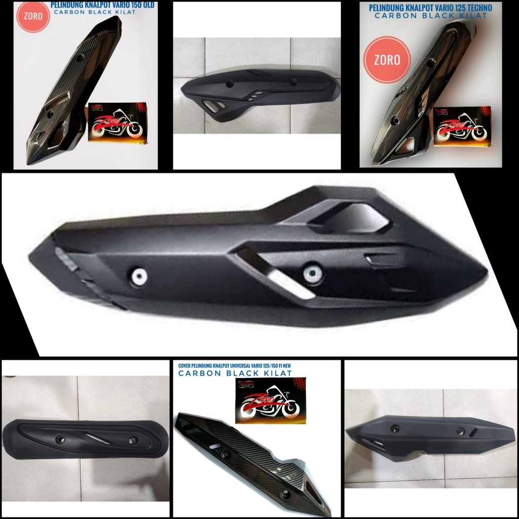 tutup knalpot standar vario 150/vario 125/vario 150 new/vario carbu/corong knalpot vario carbon/ bau