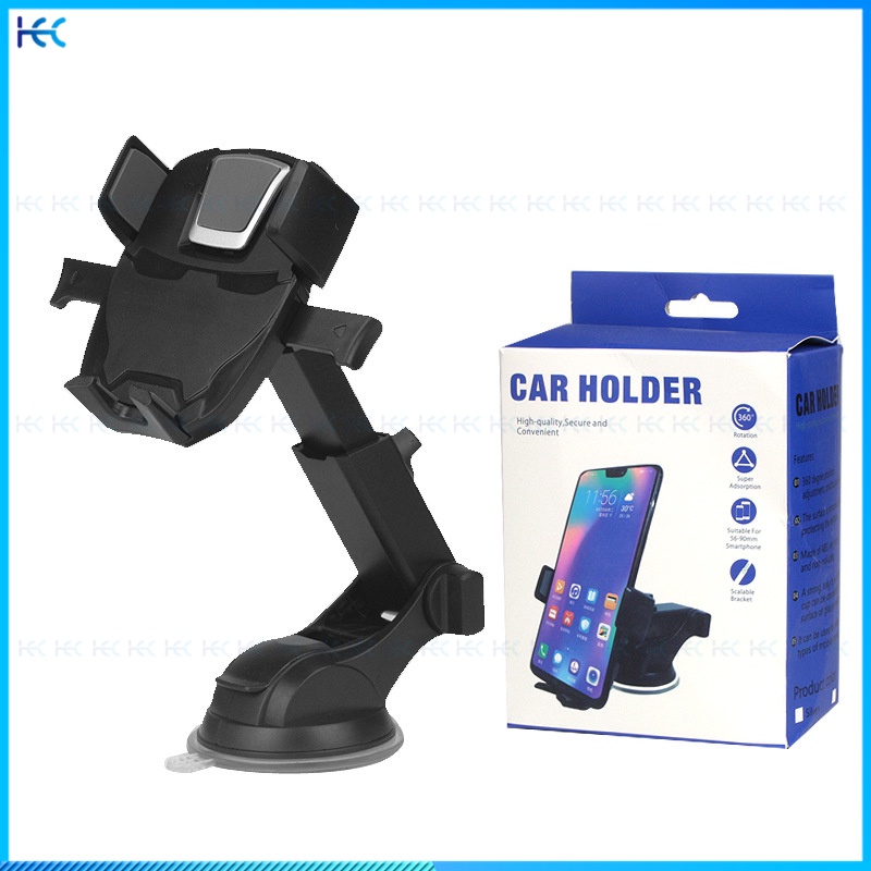 Stand Holder Smartphone Dengan Karet Penghisap Untuk Dashboard Mobil