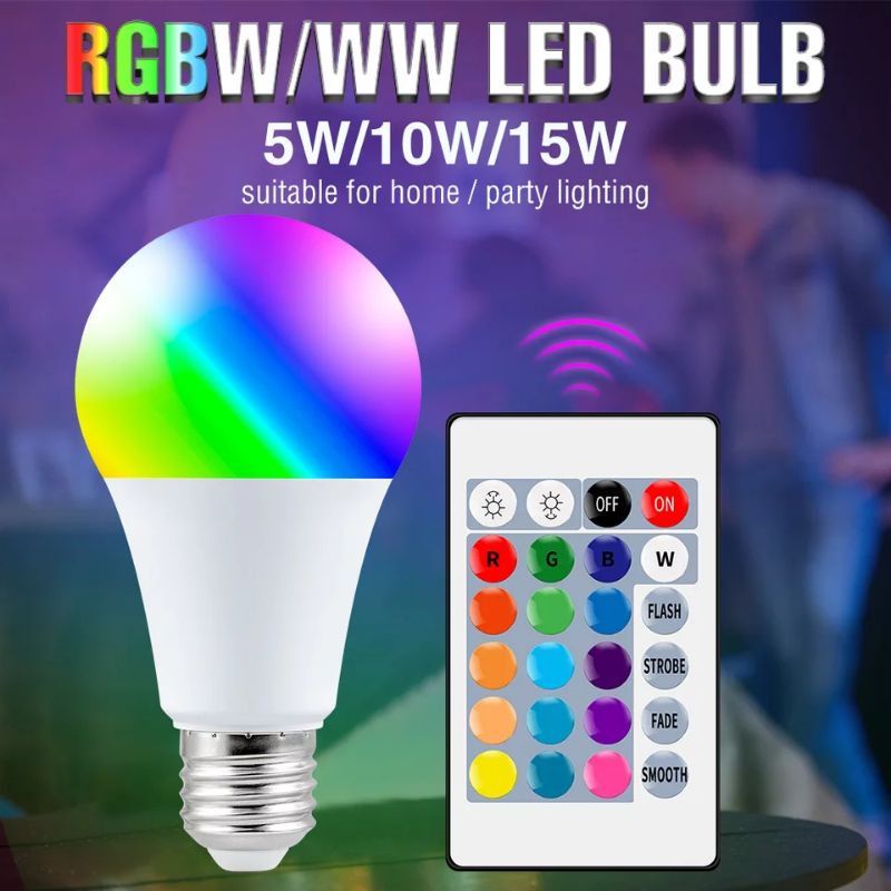 Bohlam Speaker mp3  Bluetooth wireless Bulb Lampu LED Bohlam RGB Dan Bohlam RGBW