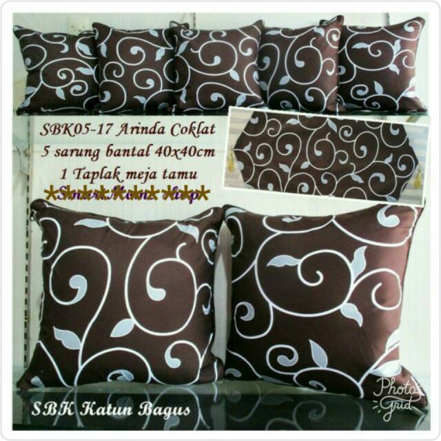 Sarung bantal kursi & sofa set - Sarung bantal minimalis set , motif