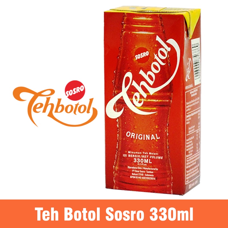 

Beli 3 Gratis 1 SOSRO teh botol kemasan kotak 330ml teh melati indonesia