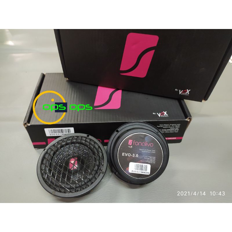 SPEAKER MIDRANGE/MIDRANGE FONALIVO EVO 3.0 BY VOX RESEARCH