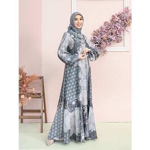 Clemira Dress Lilac Gray - Klamby