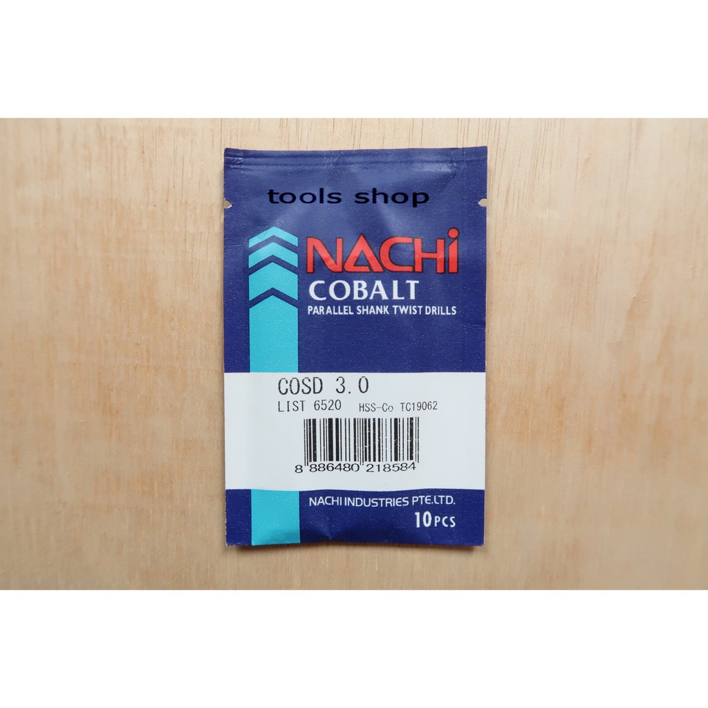 Mata Bor Baja NACHI HSCo 3mm Original