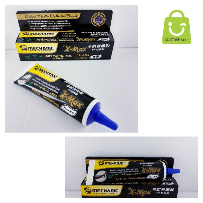 Lem Lcd Hp Mechanic x-max hitam 50ml