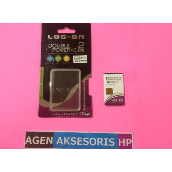 Batre BV5J NOKIA Lumia 532 453 Baterai LOG-ON Double Power IC 1600mAh - Yandra.Puspitasari.seller