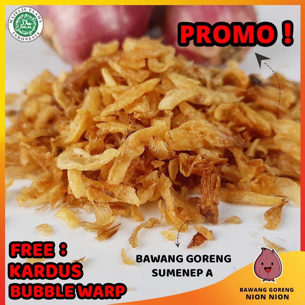 

Bawang Goreng Kiloan MURAH Sumenep A ( 1 kg ) Bawang Goreng Renyah dan Gurih