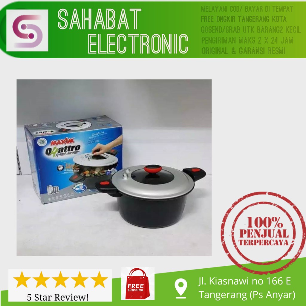 PANCI PRESTO MAXIM QUATTRO 6QT ( 6 LITER )