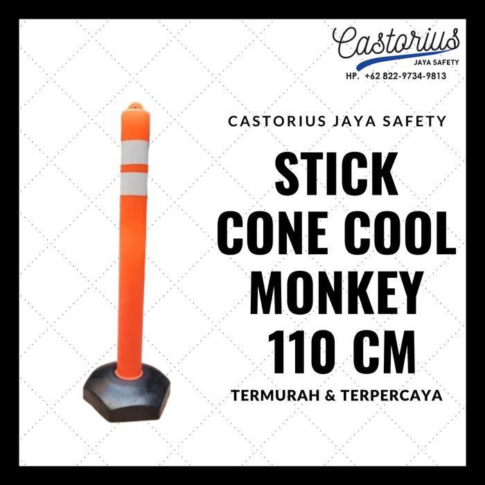 

Stick Cone Cool Monkey Plastik 110cm Pembatas Jalanan BERKUALITAS p