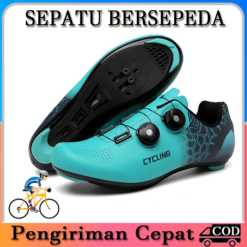 【Tersedia】Roadbike Sepatu Sepeda Cleat Sepatu Sepeda Pria Sepatu Sepeda Wanita Non Cleat Sepatu Sepe