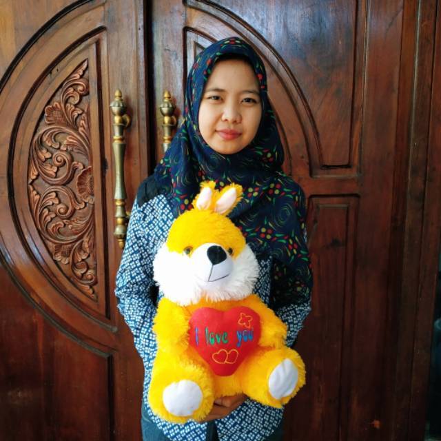 Boneka Kelinci Love Besar SNI