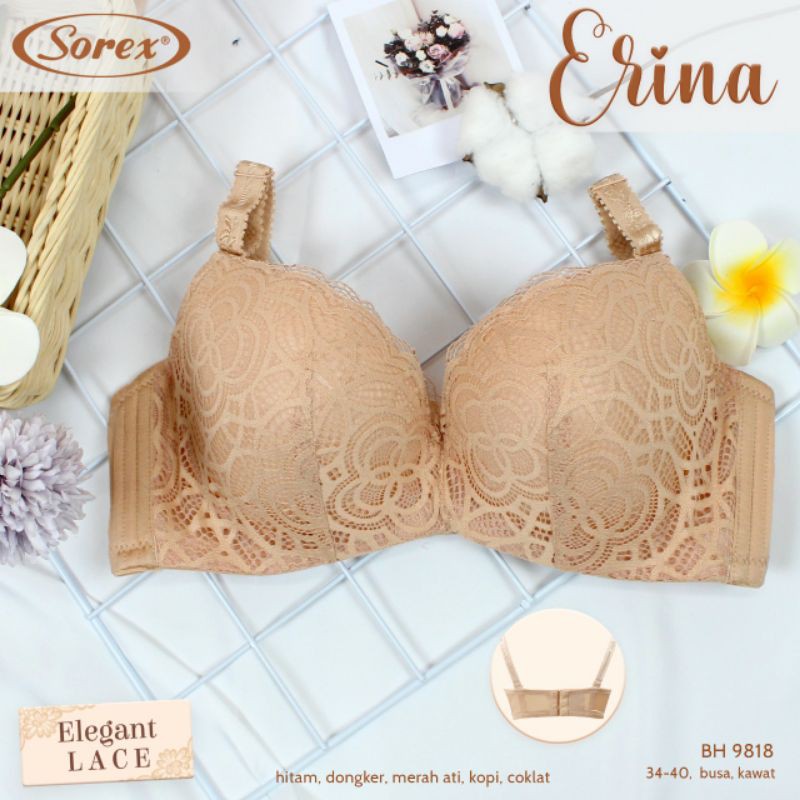 BH BRA SOREX BUSA KAWAT SOREX 9818 ELEGANT LACE