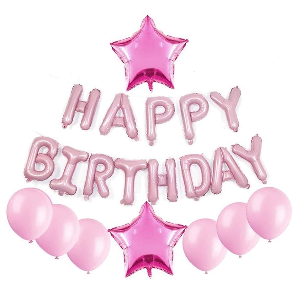 PAKET DEKOR HAPPY BIRTHDAY/PAKET DEKORASI ULANG TAHUN/PAKET BALON DEKORASI ULANG TAHUN