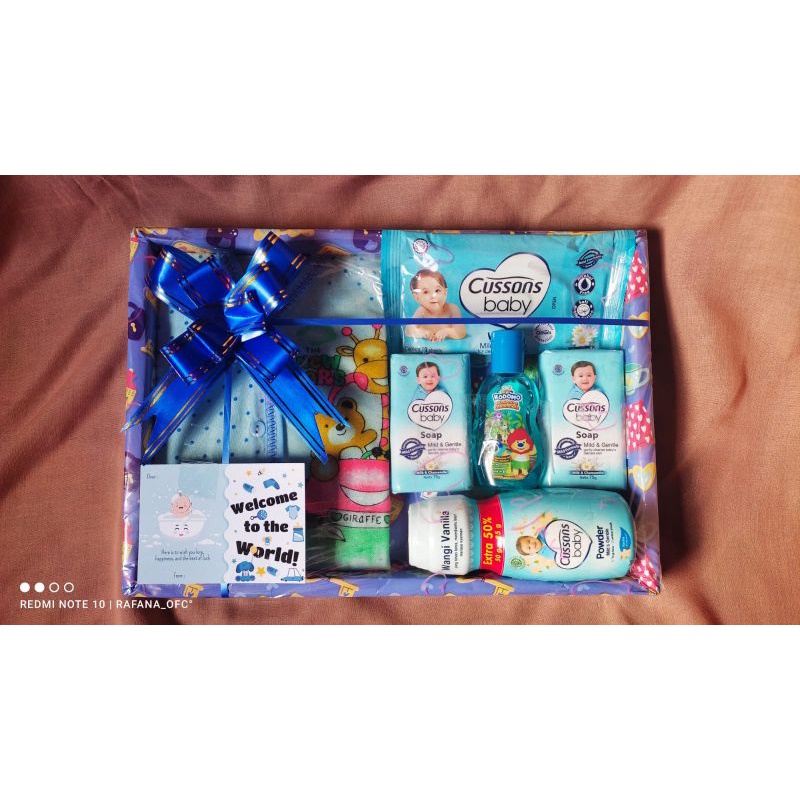 Parsel jenguk bayi baru lahir/ gift baby box