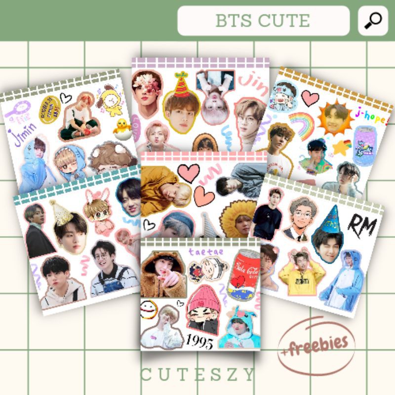 

STICKER CUTE BTS