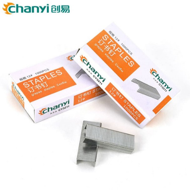 

Bigzoo Isi Staples 12mm x 6mm Chanyi Untuk Semua Merk Stapler CY-3211