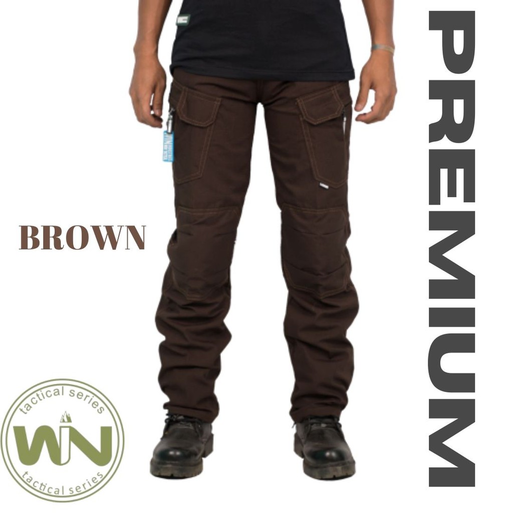 WIN COKELAT TUA CELANA TACTICAL PANJANG CELANA GUNUNG WIN COKELAT TUA CELANA TACTICAL PANJANG CELANA GUNUNG