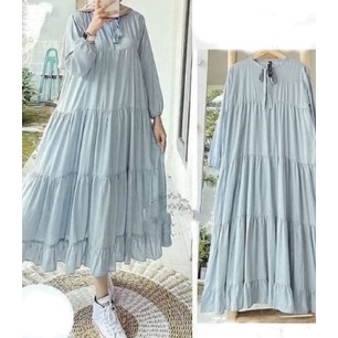 Long Tunik Katun Rayon Polos