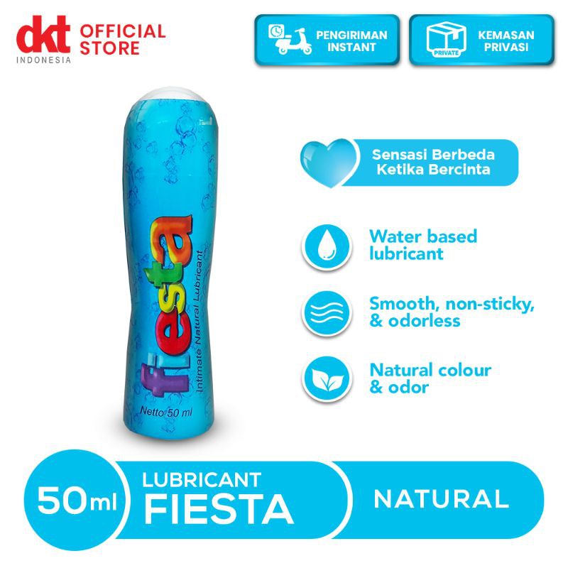 Fiesta Lubricant Gel Natural Pump [50 mL]