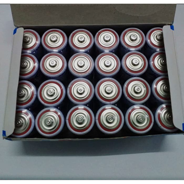 Baterai Battery Batre Batrai ABC BIRU Besar Ukuran D R20S