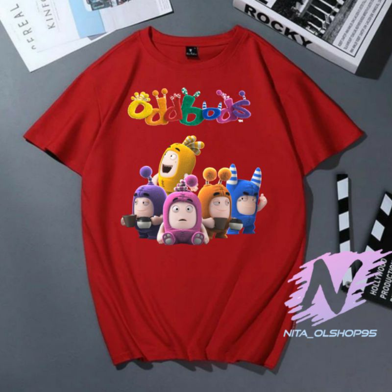 kaos oddbods baju kaos anak kartun oddbods
