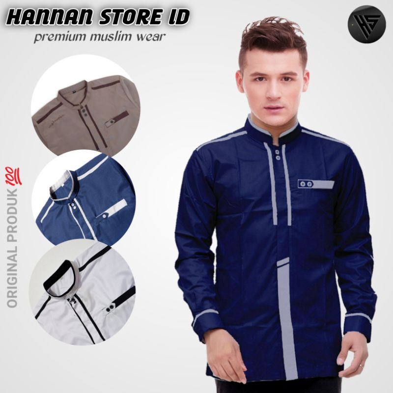 BAJU KOKO GUS AZMI KOKO MOTIF KHATULISTIWA TERLARIS BAJU KOKO EL RUMI KOKO HILWA TERBARU BISA COD