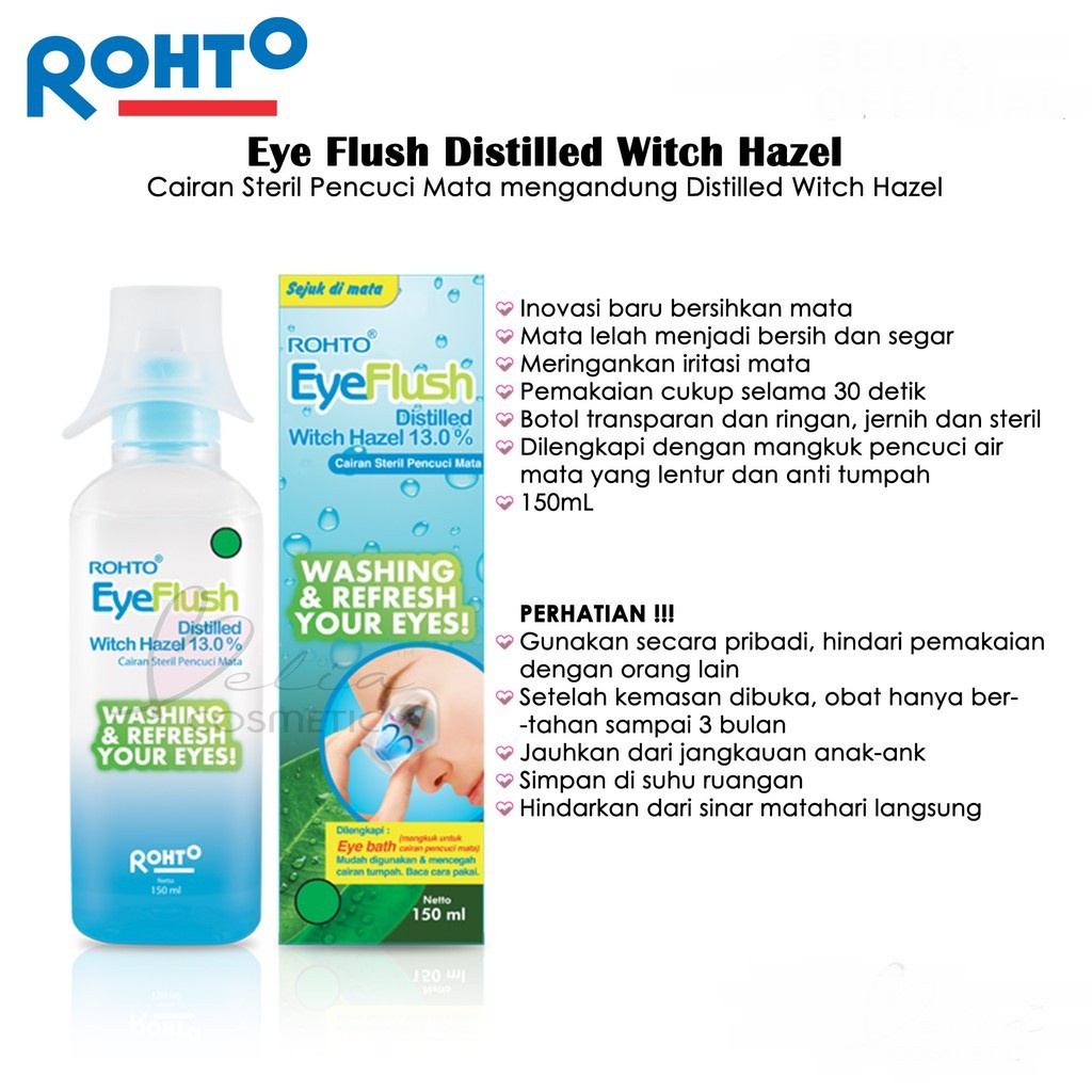 ROHTO EYE FLUSH 150 ML Pencuci Mata