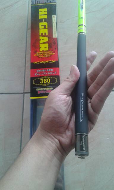 Kamikaze Hi-Gear 360 cm Joran Tegek Nusa Pancingmart
