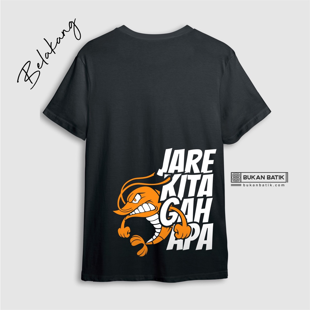 Kaos Cirebon Kota Udang Sunan Gunung Jati Baju Cirebon Jeh Cirebonan Original, BLI NGANDEL - HITAM