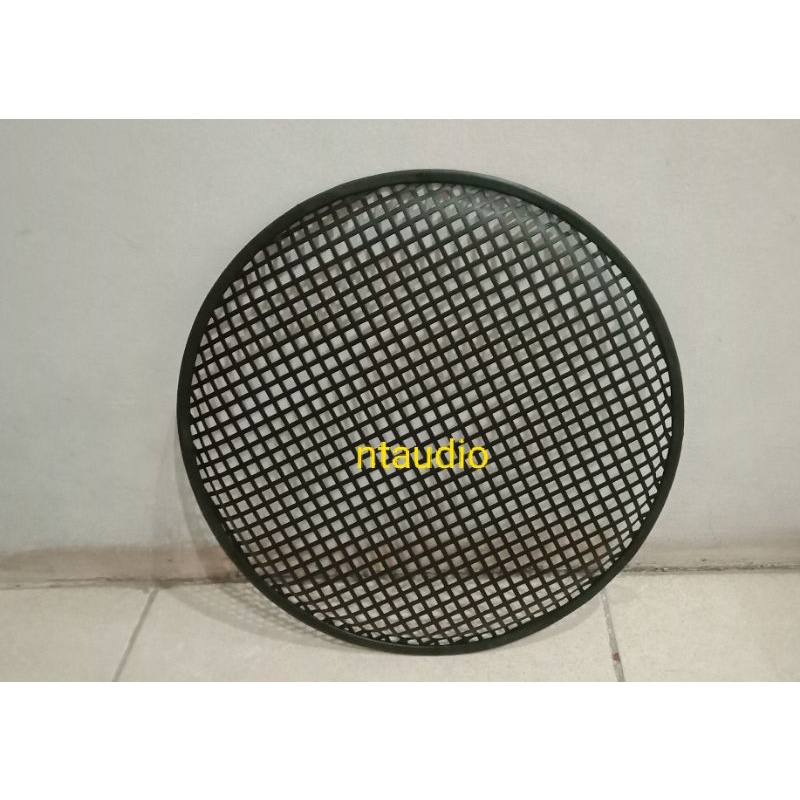 Grill tutup subwoofer bahan besi 15 inch