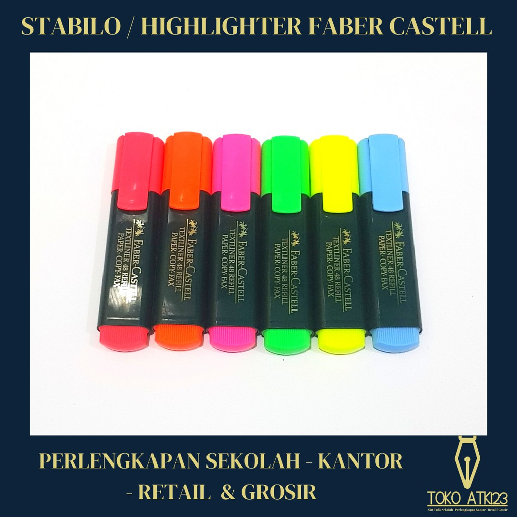 Highlighter / Stabilo Original Merk Faber Castell