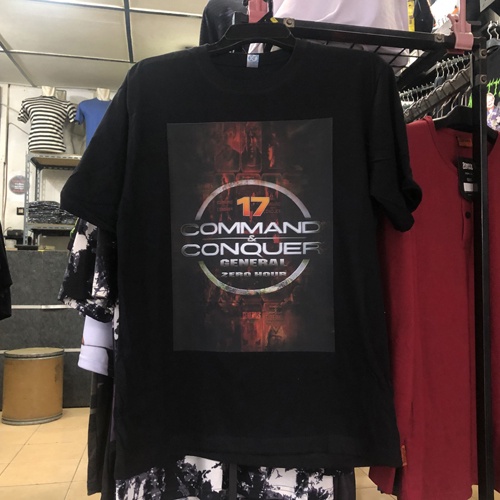 Kaos Command and Conquer Generals Zero Hour Tshirt Bahan Katun Casual T-SHIRT Real Pict BISA COD T S
