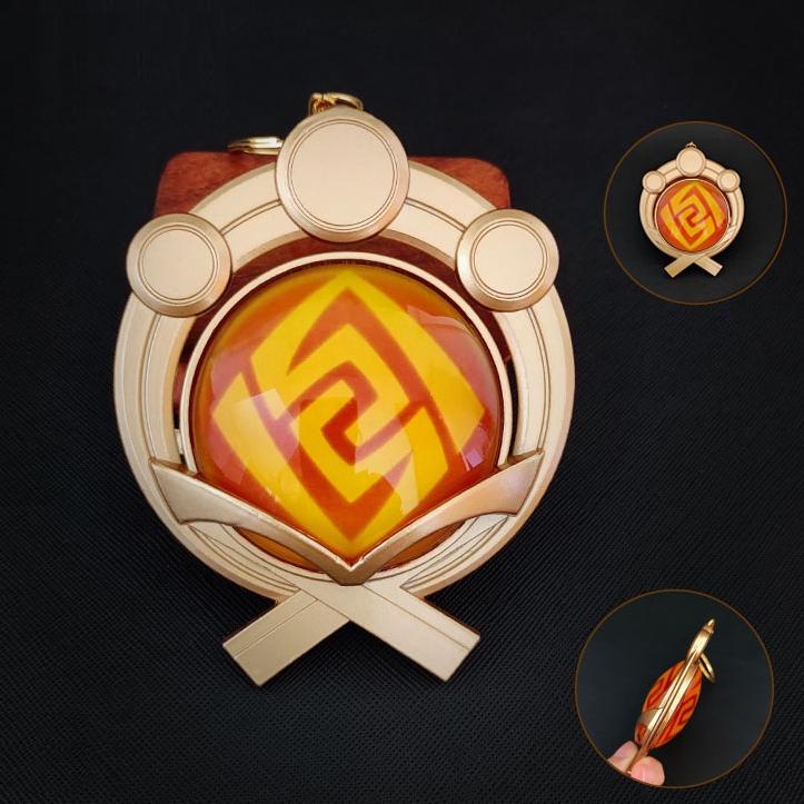 (TERBAIK) Genshin Impact keychain Genshin impact eyes of god keychains Acrylic keychain Genshin Impa