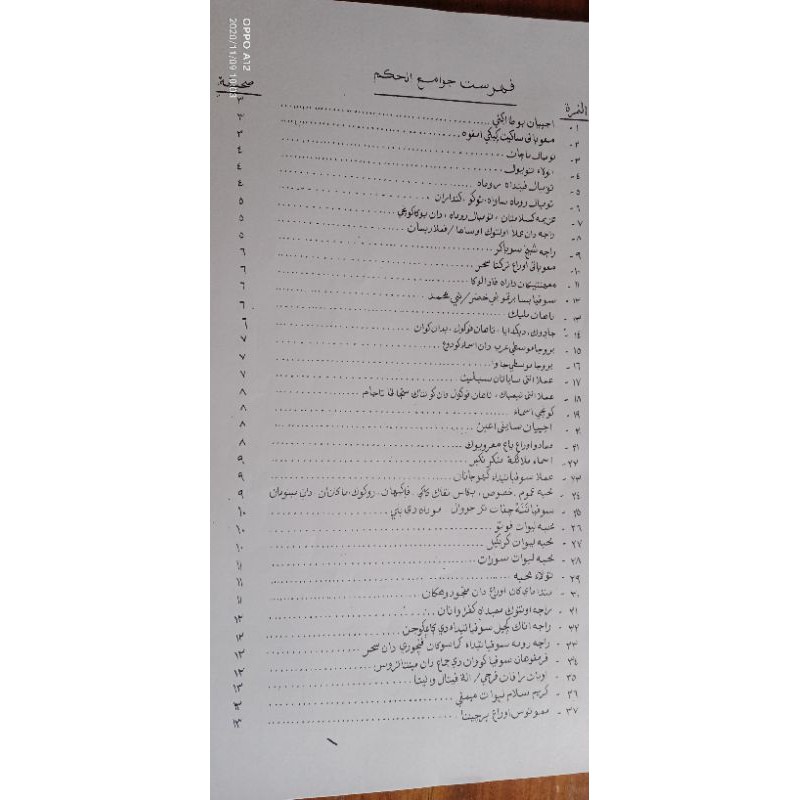 Buku Ijazah Kitab Hikmah Jawami'ul Hikam