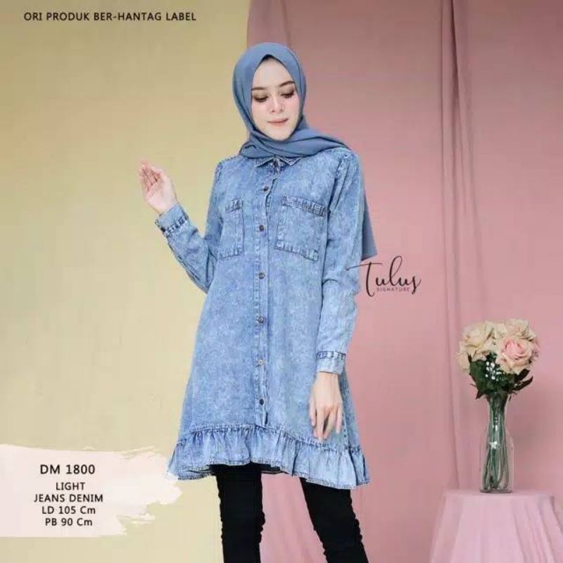 Tunik Jeans Wanita - MAUDY TUNIK