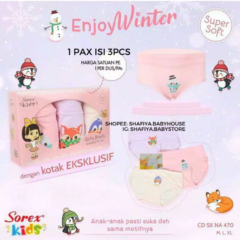 Sorex Kids CD Anak Perempuan NA470 / NA471 Box