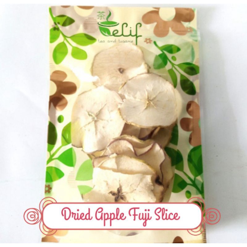 

ELIF FRUITS Dried Apple Fruit Slice : Buah Apel Iris Kering / Apel Fuji Kering