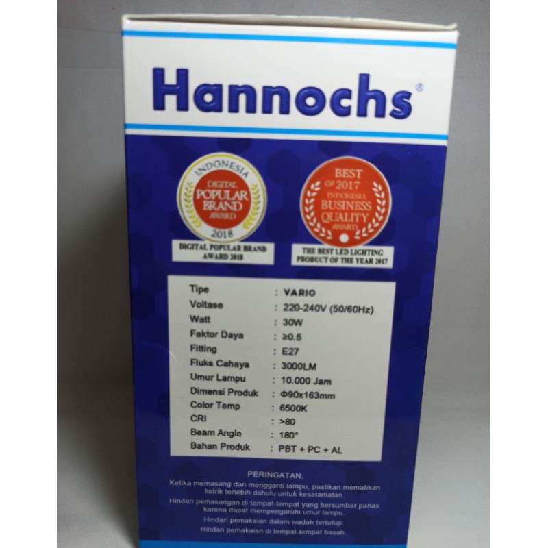 Hannochs Lampu Led vario 30 watt