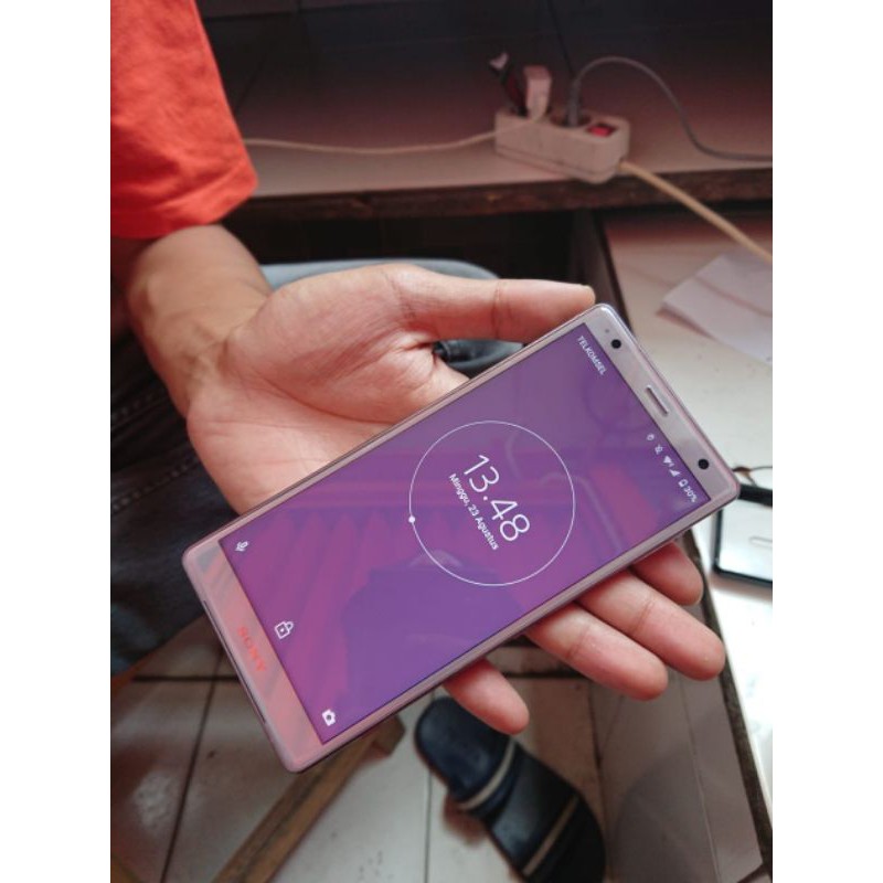 Sony XZ2 ex AU mulus + charger ugreen 18watt PD