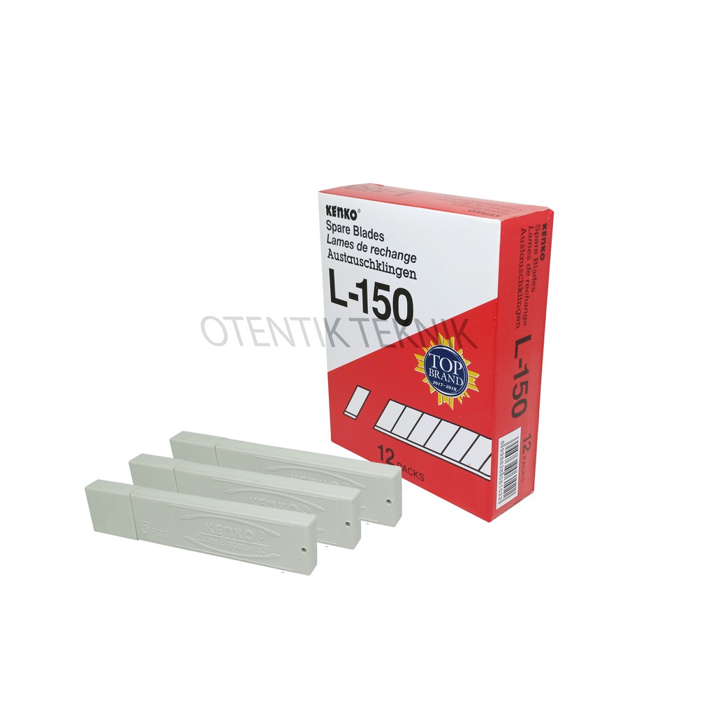 

KENKO REFILL SPARE BLADE L150 - ISI CUTTER BESAR L-150 - ISI PISAU CUTER L 150 - ISI KATER