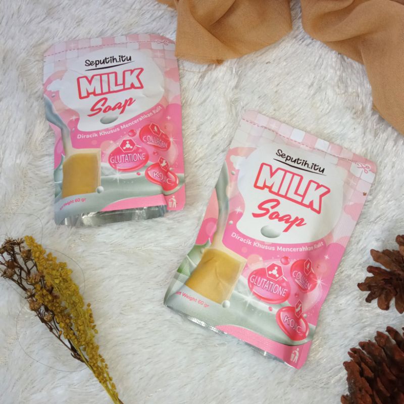 {READY} WHITENING MILK SOAP SEPUTIH ITU - seputih itu milk soap original