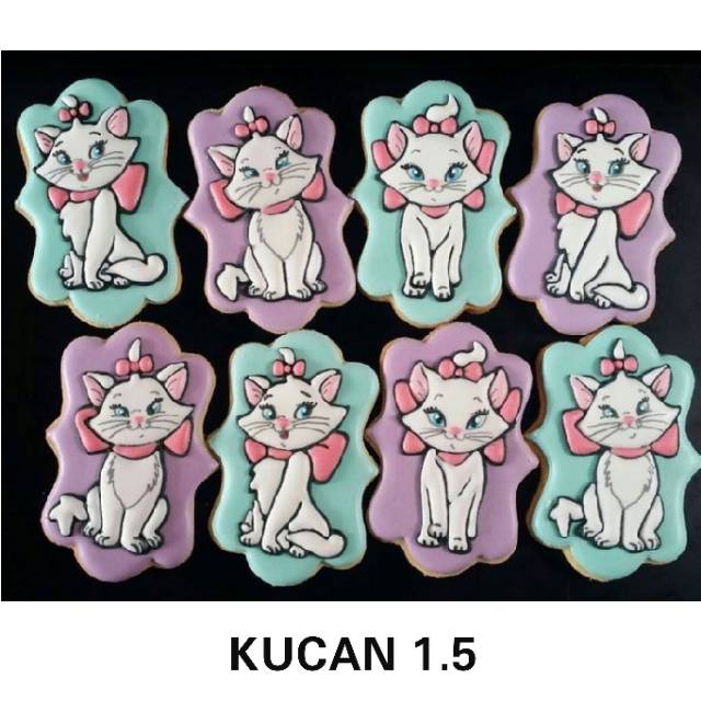 

IHANALICIOUS Butter cookies Tema Kucing Cantik Bukan Garong (kukis hias karakter)