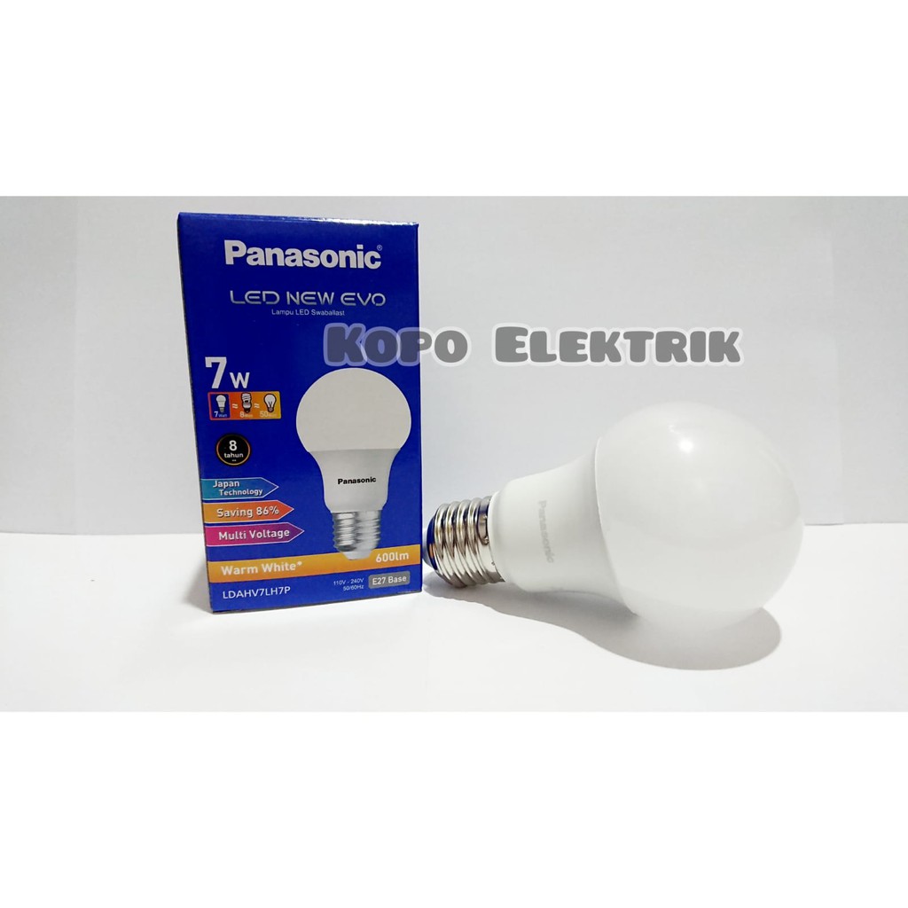 Lampu LED Bulb Panasonic New Evo 7 Watt