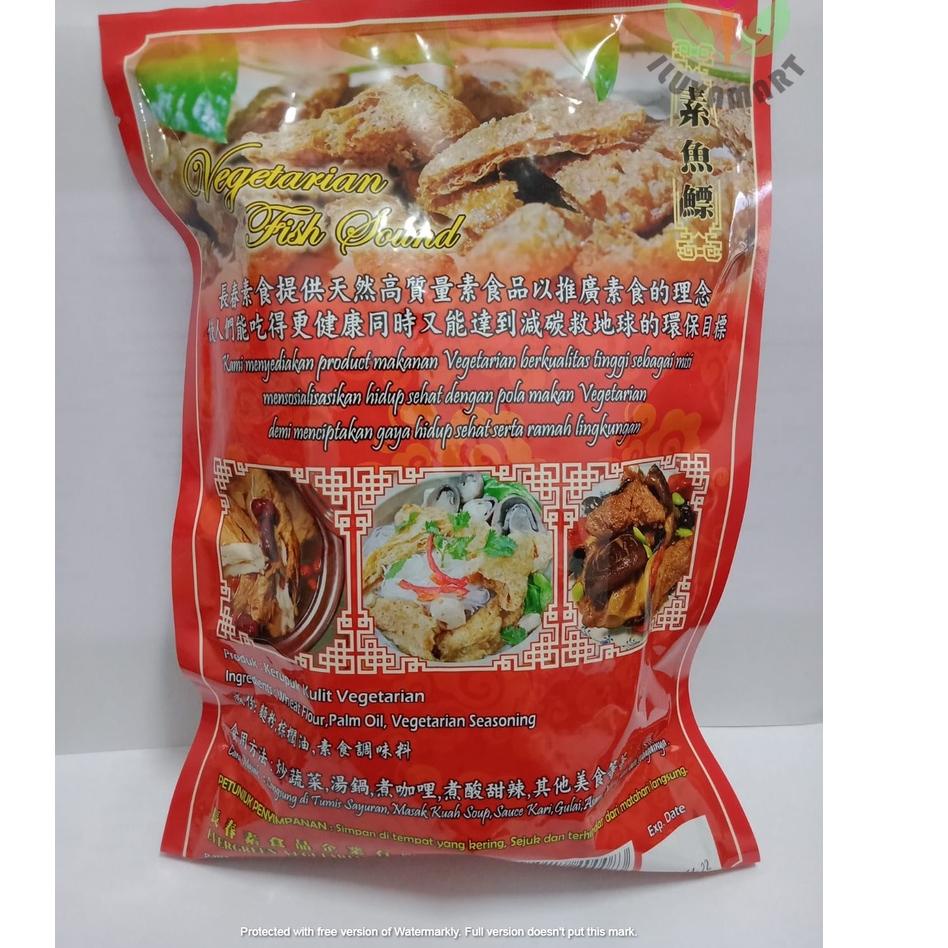 

Berkualitas Evergreen Fish Sound Vegan 150gr / Su Yu Piao Yi Phio I Phiau Mirip Kikil Zhu You Zha to Eat