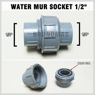 Reducer 1/2" x 3/4" / reducing socket/ verlop sok/ flok / overlop/ vlok