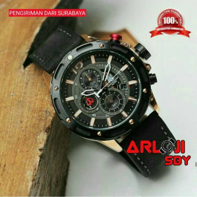 JAM TANGAN PRIA T5 H3639 CHRONO STOPWATCH ORIGINAL TAHAN AIR